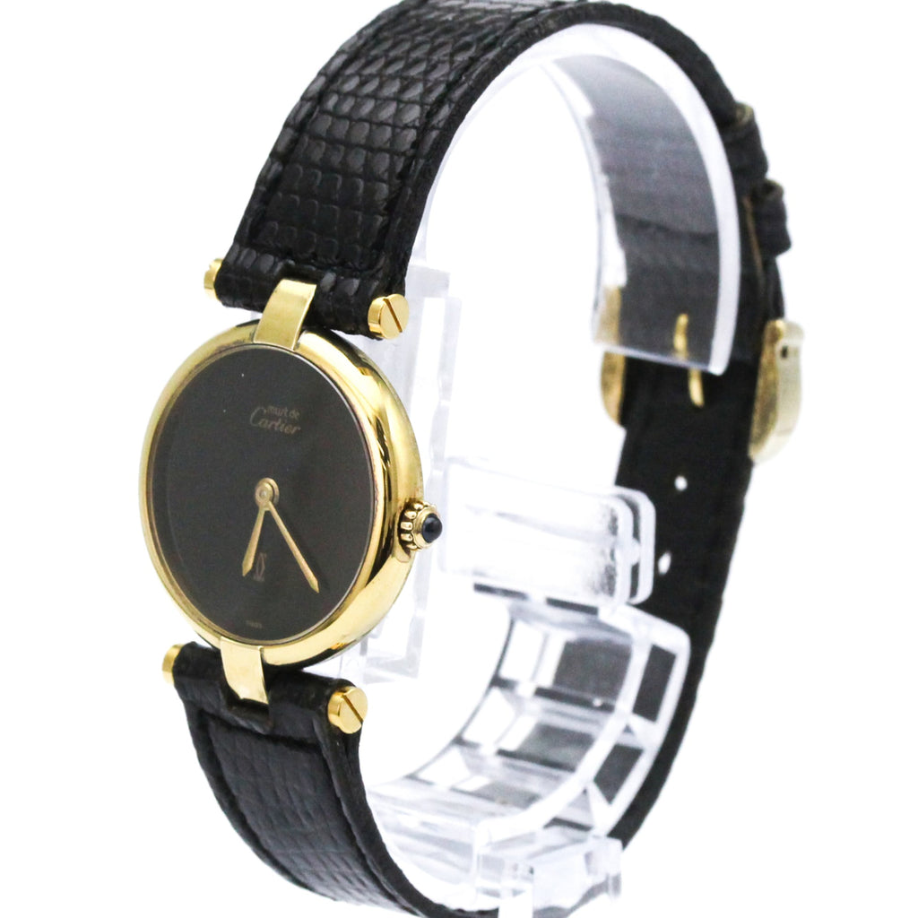 Cartier Must Vendome · Gold Plated · Quartz