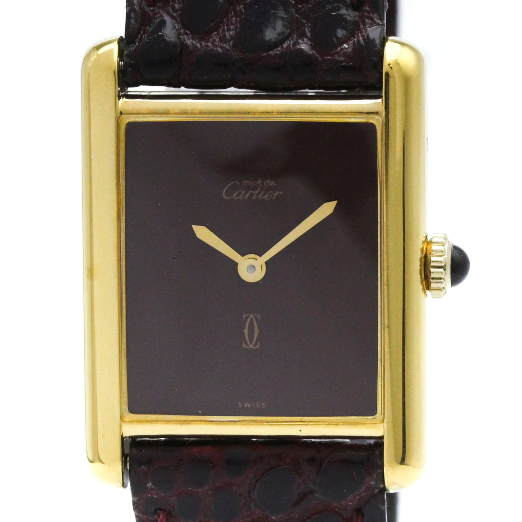 Cartier Must Tank · Vermeil · Manual Winding