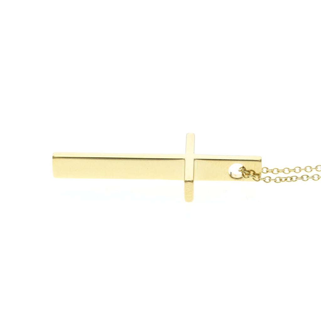 Tiffany Metro Cross · 18K Yellow Gold