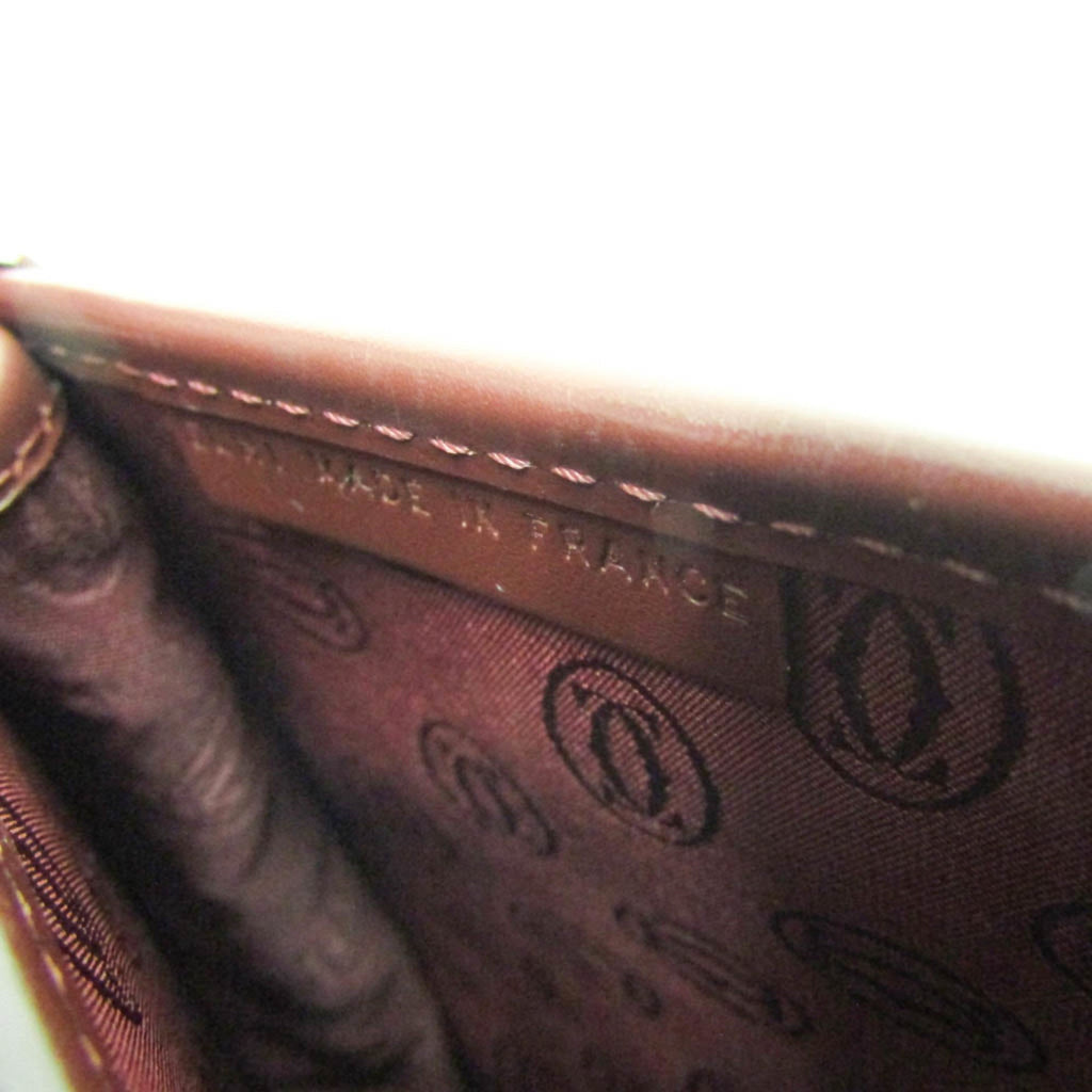 Cartier Must · Leather Shoulder Bag · Bordeaux
