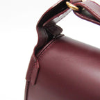 Cartier Must · Leather Shoulder Bag · Bordeaux