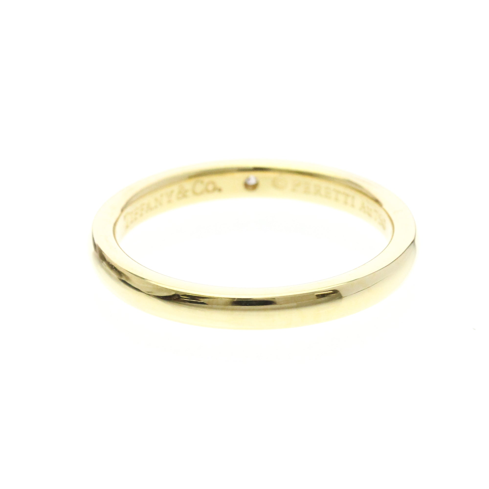 Tiffany Stacking Band · 18K Yellow Gold · Diamond