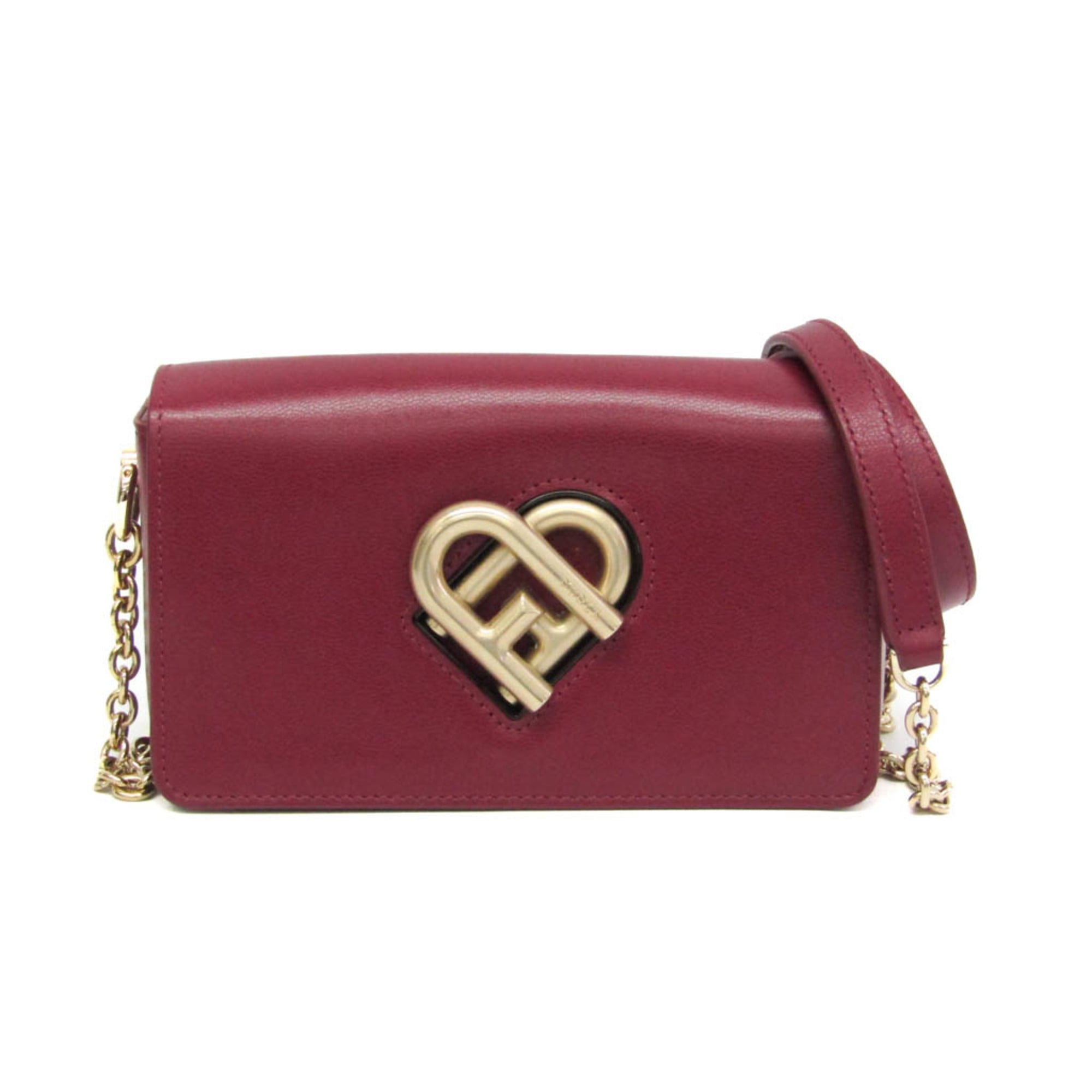 Furla Chain · Leather Shoulder Bag