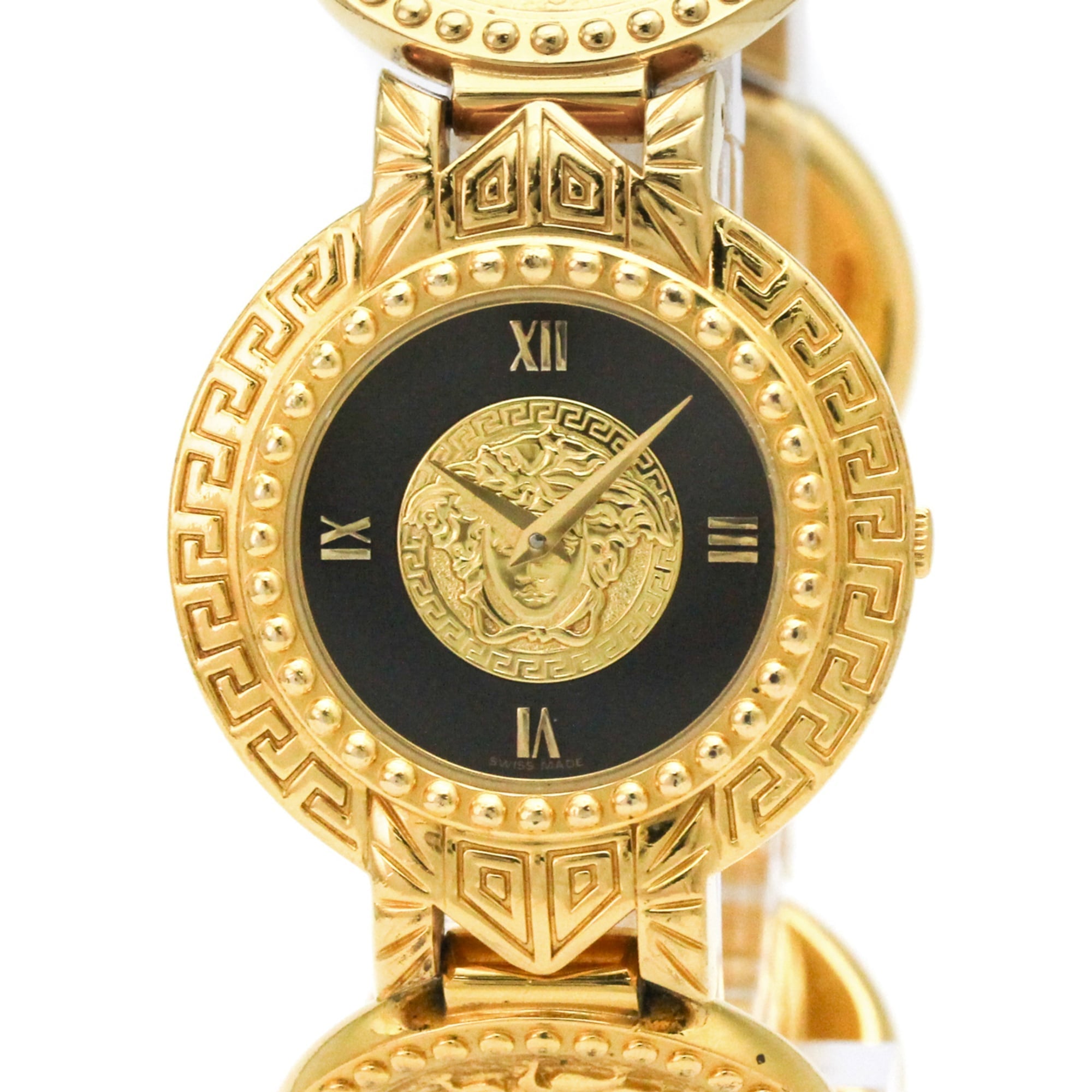 Versace Medusa Coin · Gold Plated