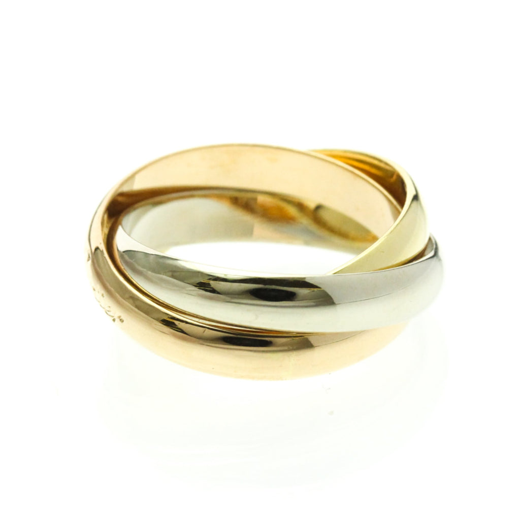 Cartier Trinity · Tri-Gold Band Ring
