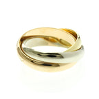 Cartier Trinity · Tri-Gold Band Ring