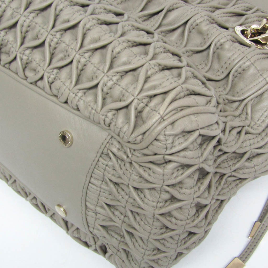 Bvlgari Monete · Leather Tote