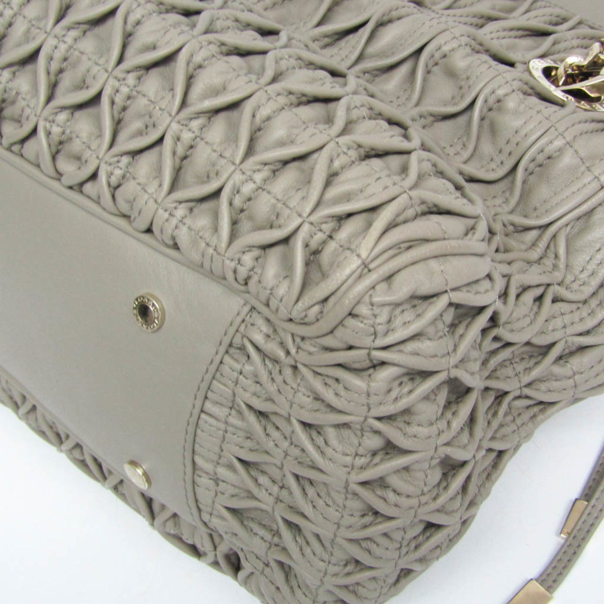 Bvlgari Monete · Leather Tote