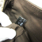 Gucci GG Canvas · Leather Handbag