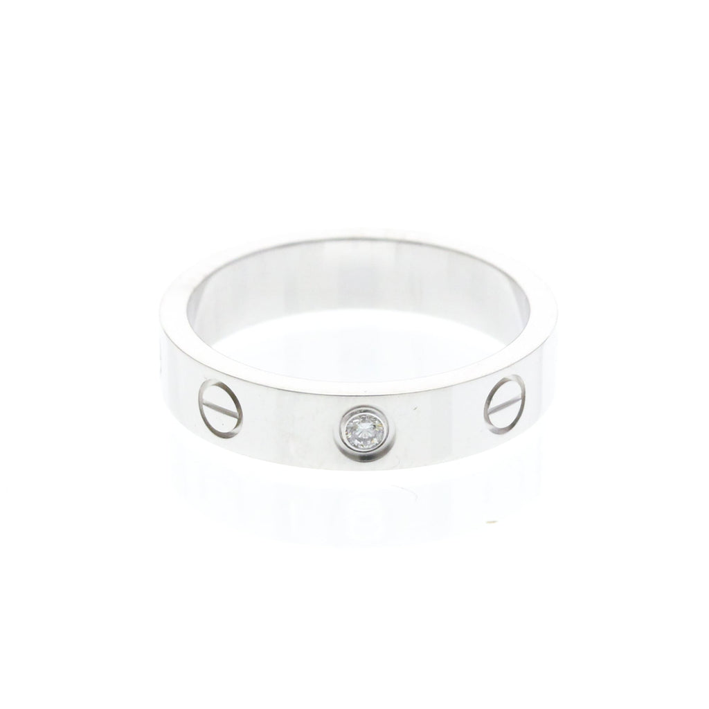 Cartier Mini Love · 18K White Gold · Diamond