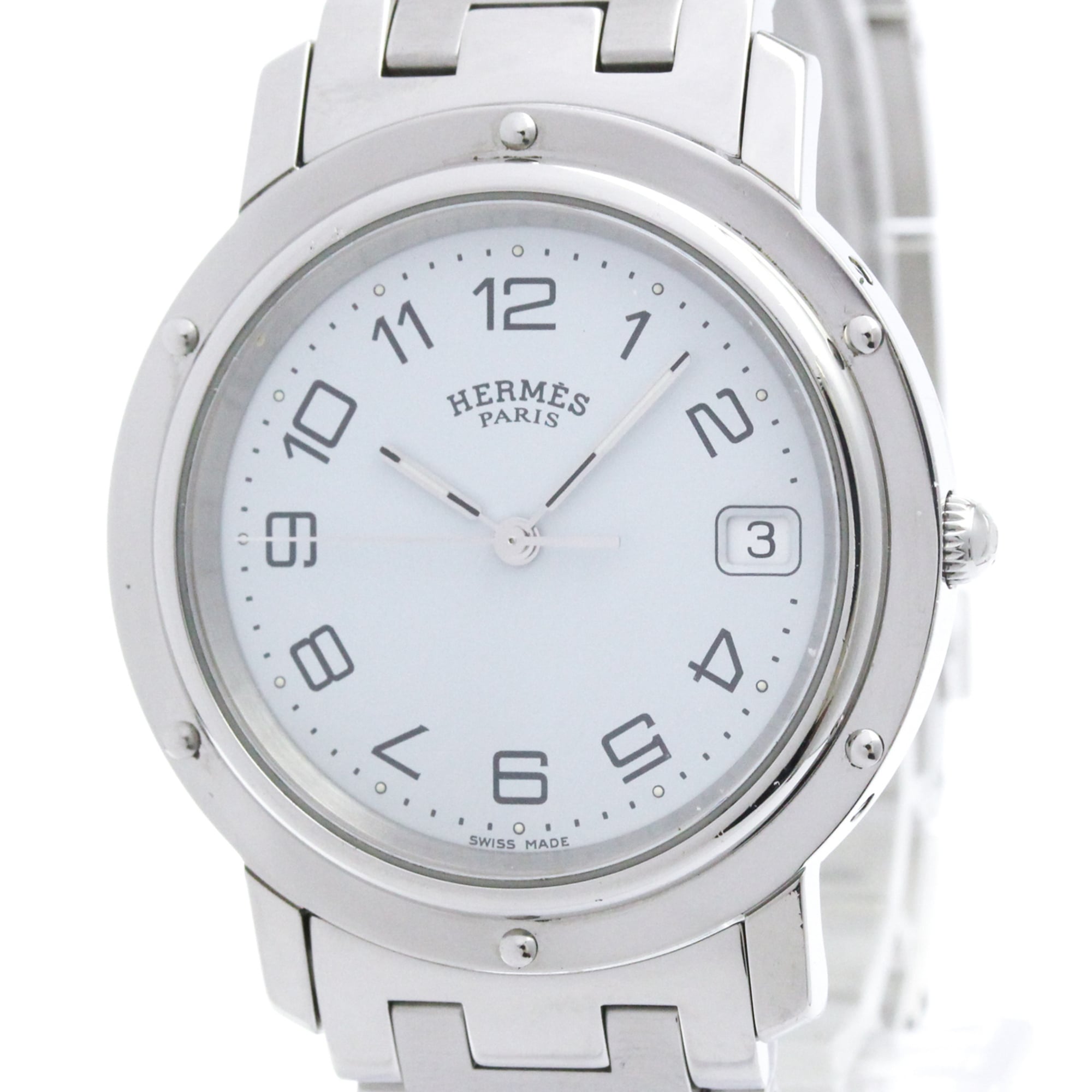 Hermès Clipper · Steel · Quartz