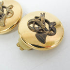Hermes Horn Ribbon · Clip Earrings