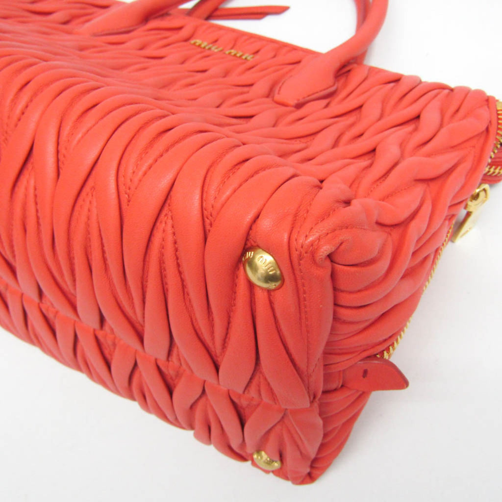 Miu Miu Matelassé · Leather