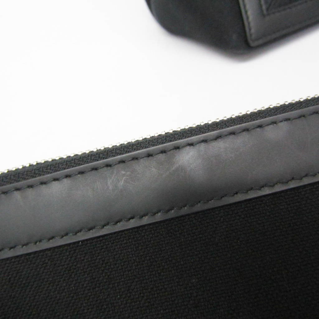 Balenciaga Navy Cabas S · Canvas & Leather