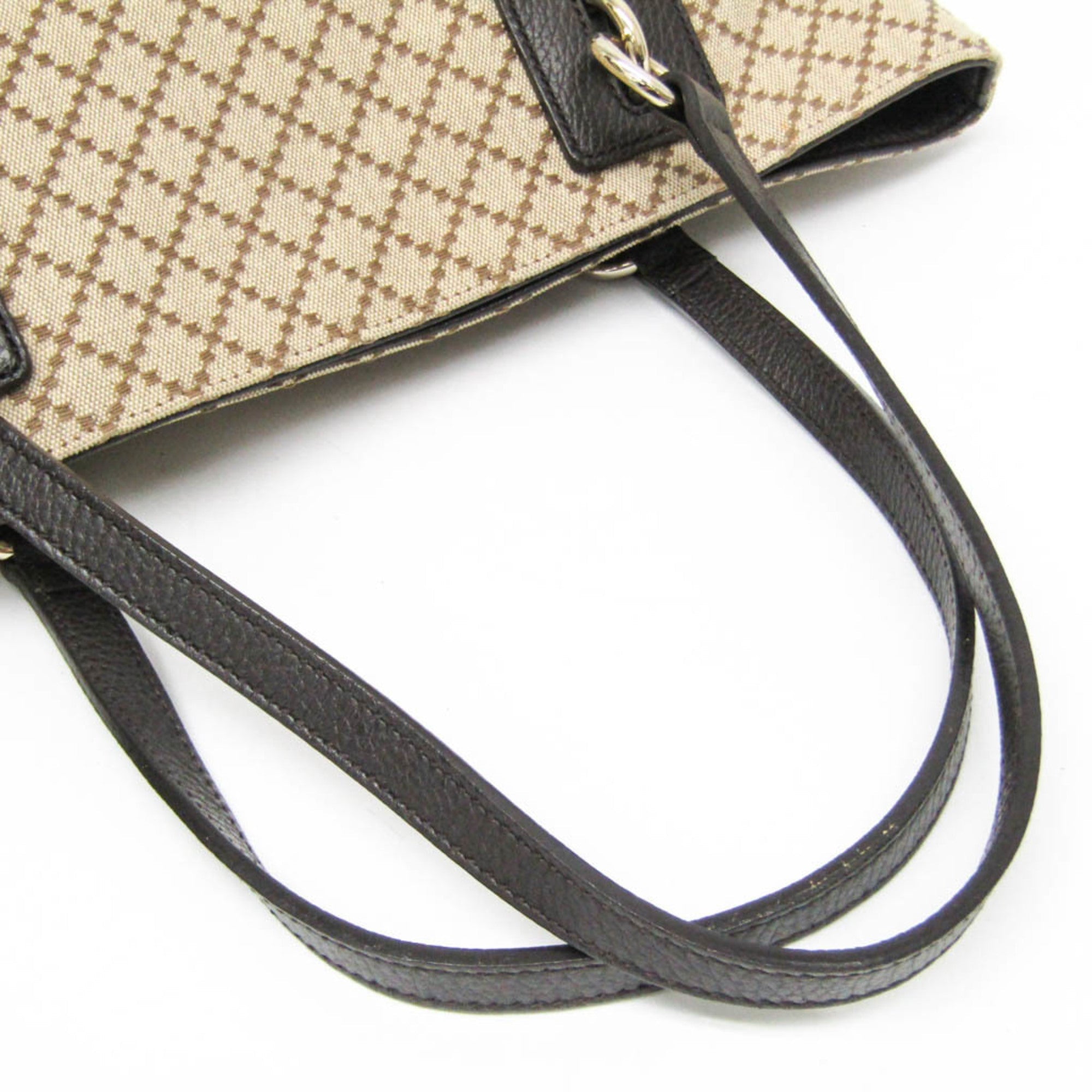 Gucci Diamante · Canvas & Leather Tote