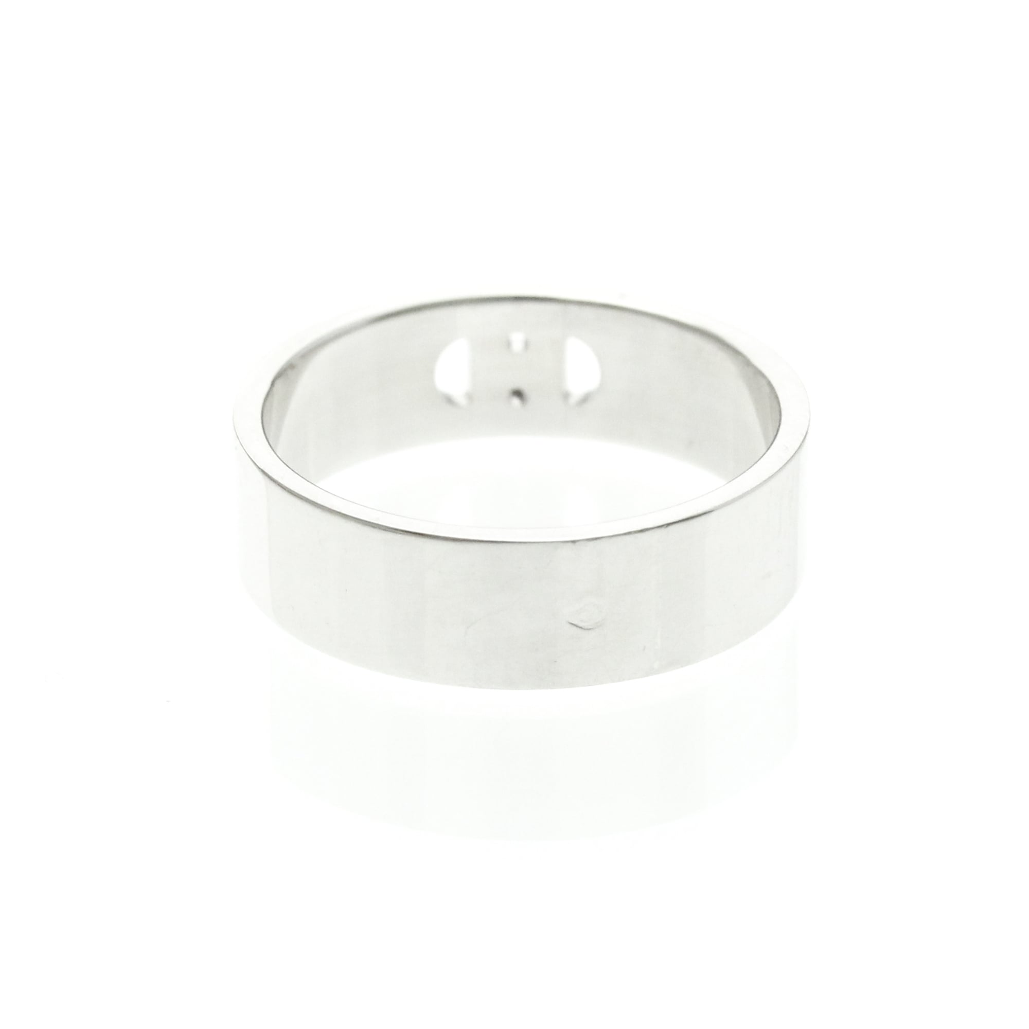 Hermès H d'Ancre · 18K White Gold · Diamond