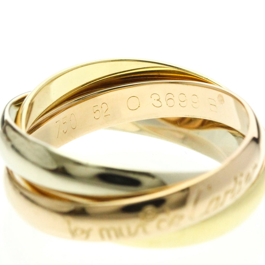 Cartier Trinity · Tri-Gold Band Ring