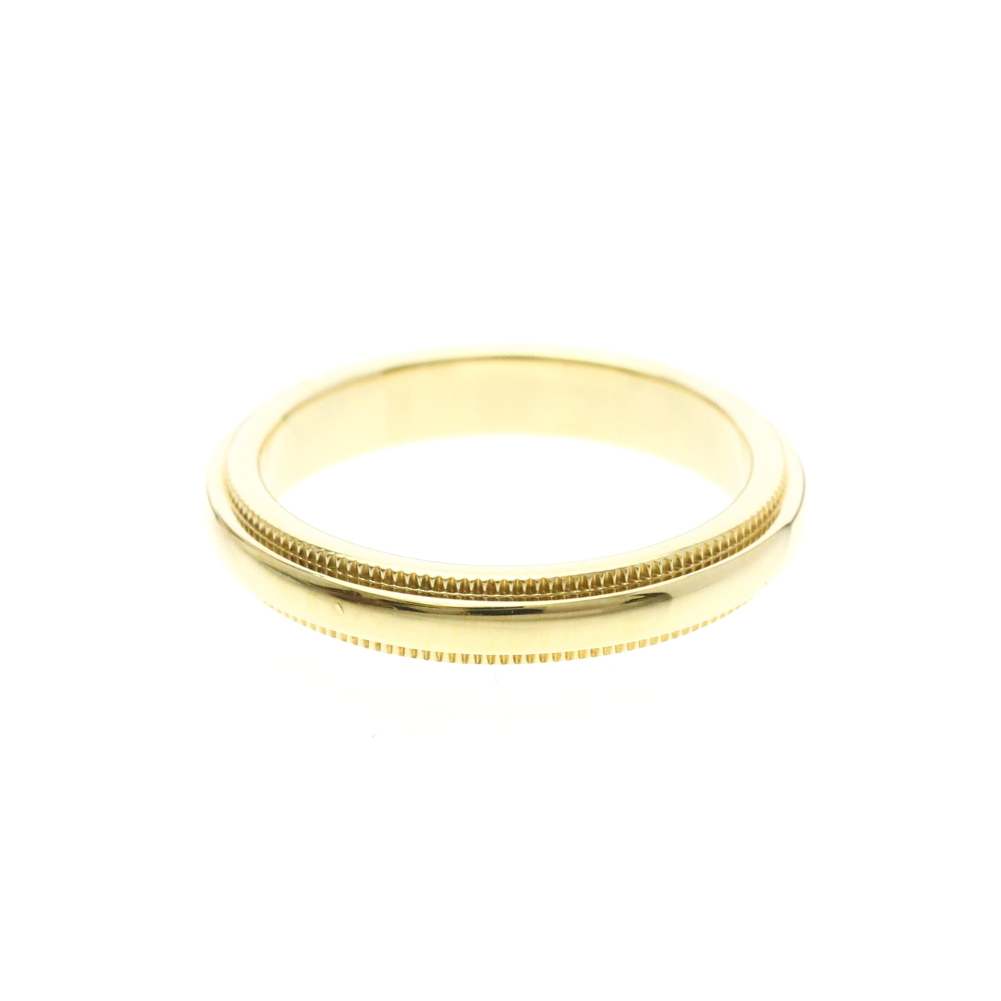 Tiffany Milgrain · 18K Yellow Gold