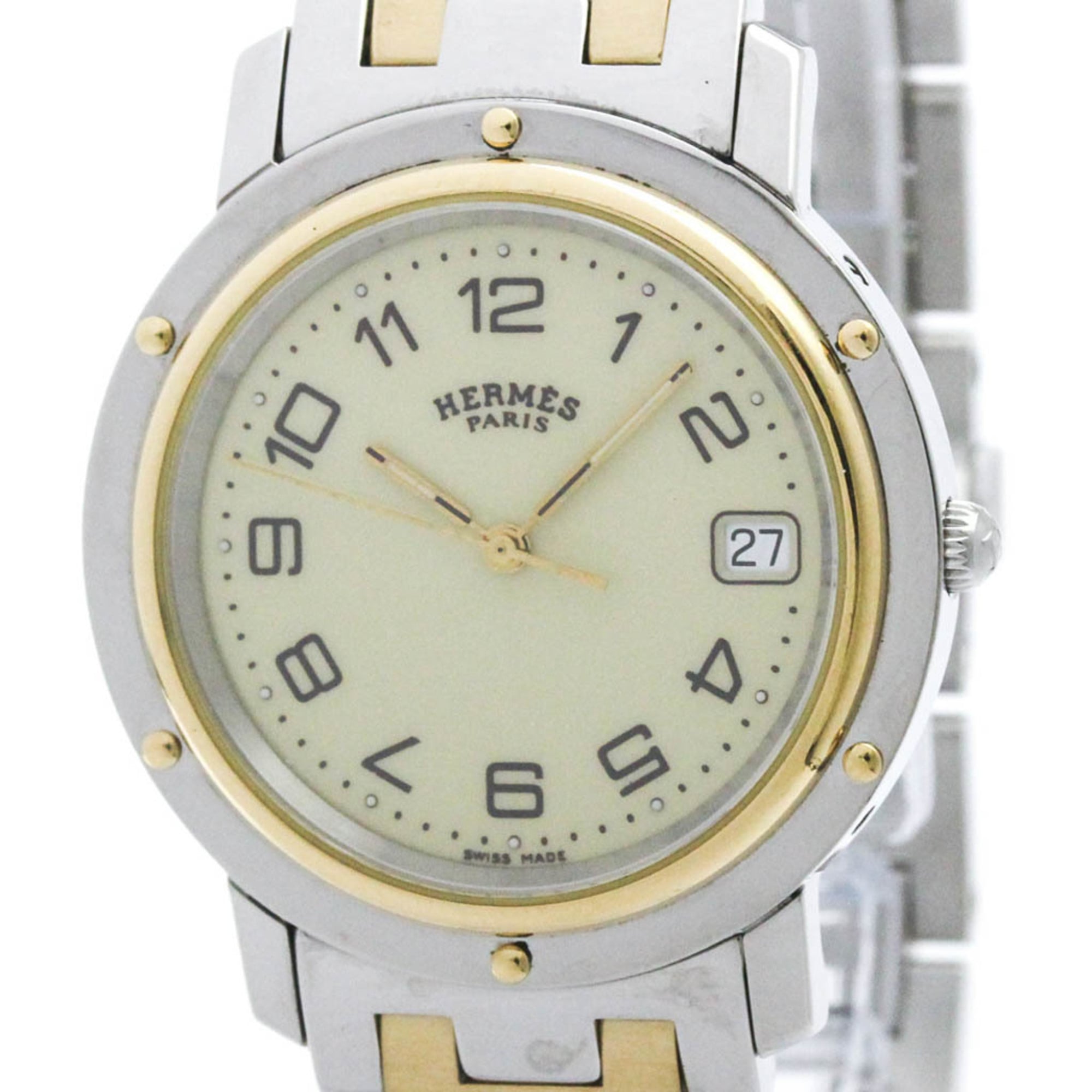 Hermes Clipper · Gold Plated Steel · Quartz