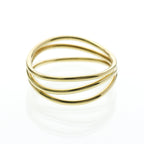 Tiffany Wave 3-Row · 18K Yellow Gold