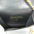 Chanel Mini Pouch · Enamel Leather · Keyring