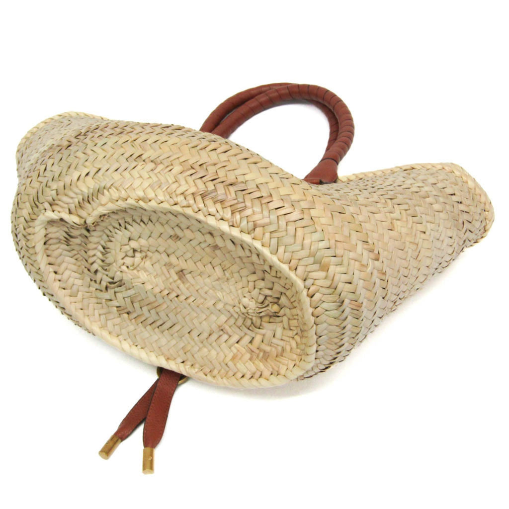 Chloé Marcie Basket · Raffia & Leather