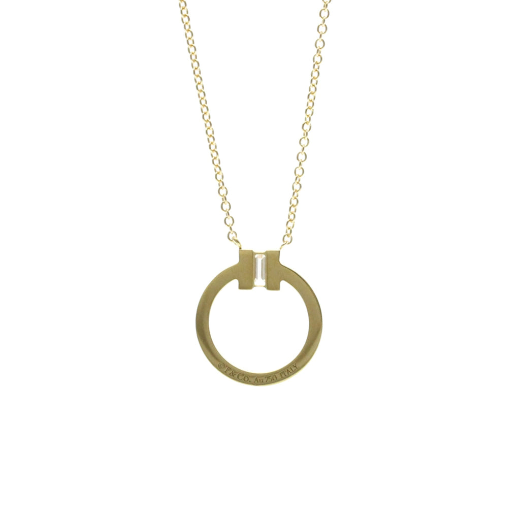 Tiffany T Circle · 18K Yellow Gold · Diamond