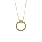 Tiffany T Circle · 18K Yellow Gold · Diamond