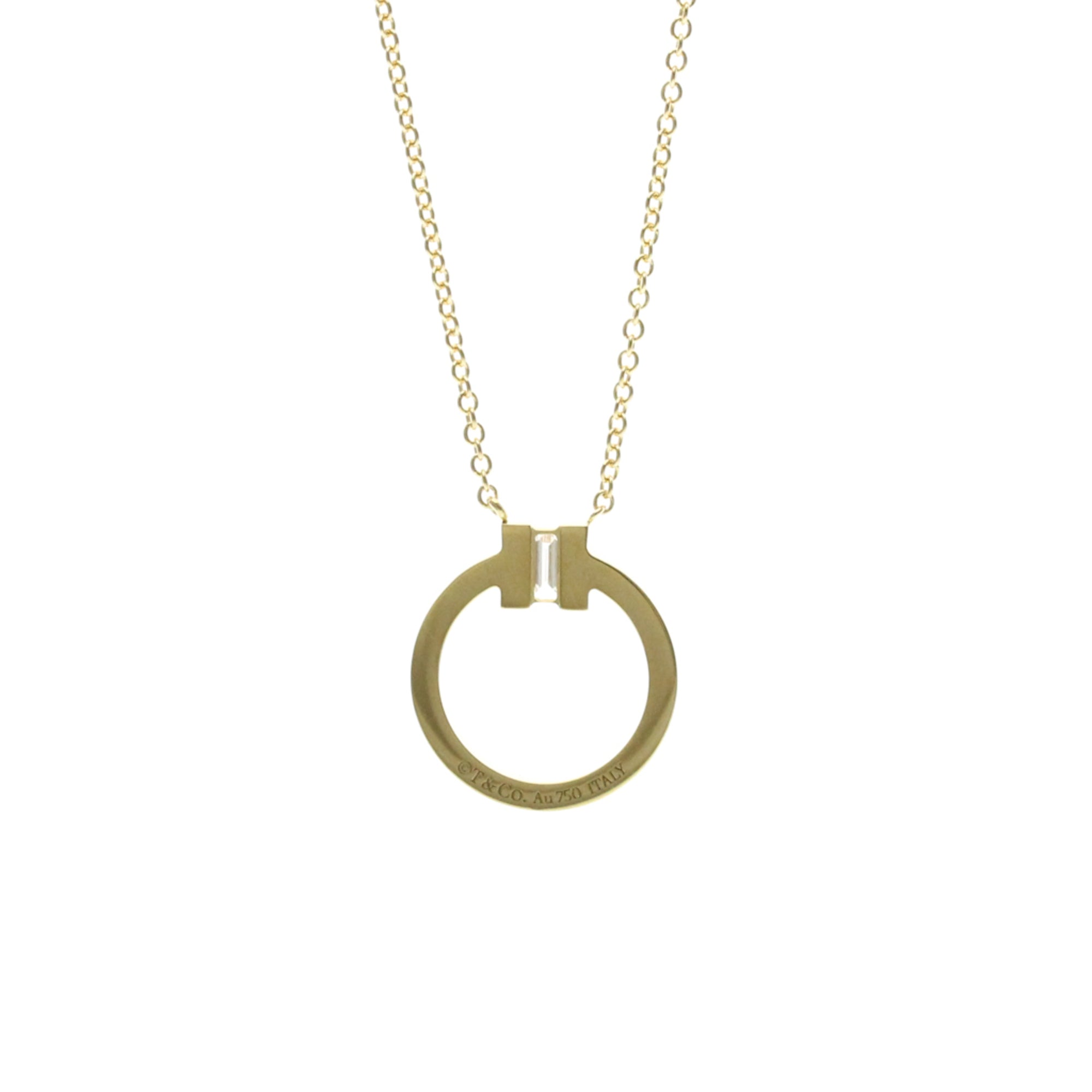 Tiffany T Circle · 18K Yellow Gold · Diamond