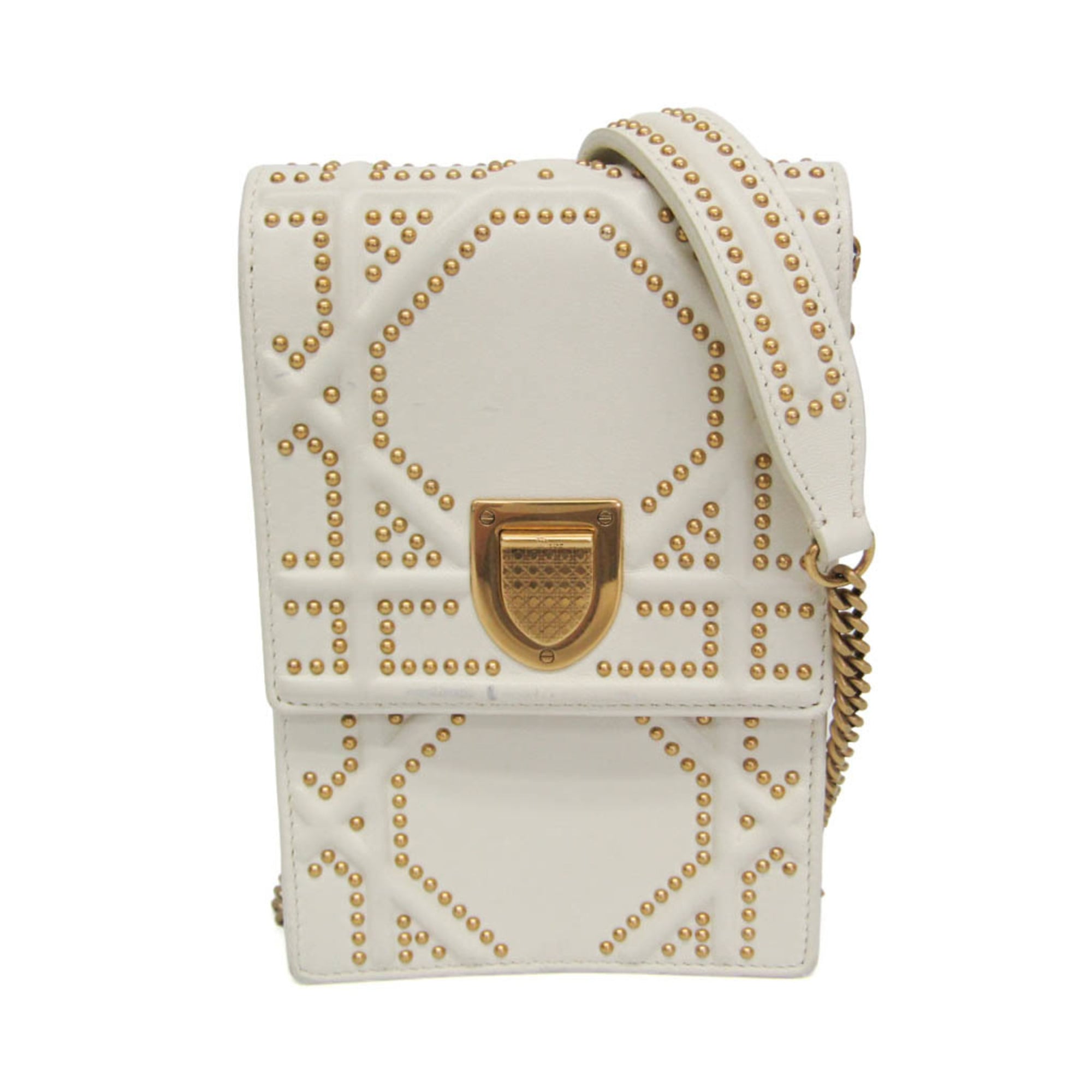 Christian Dior Diorama · Studded Leather