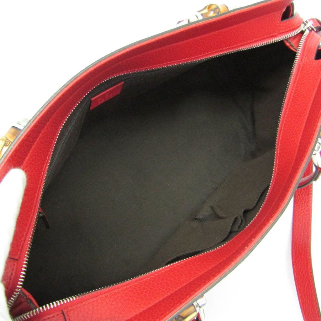Gucci Bamboo · Leather Shoulder Bag