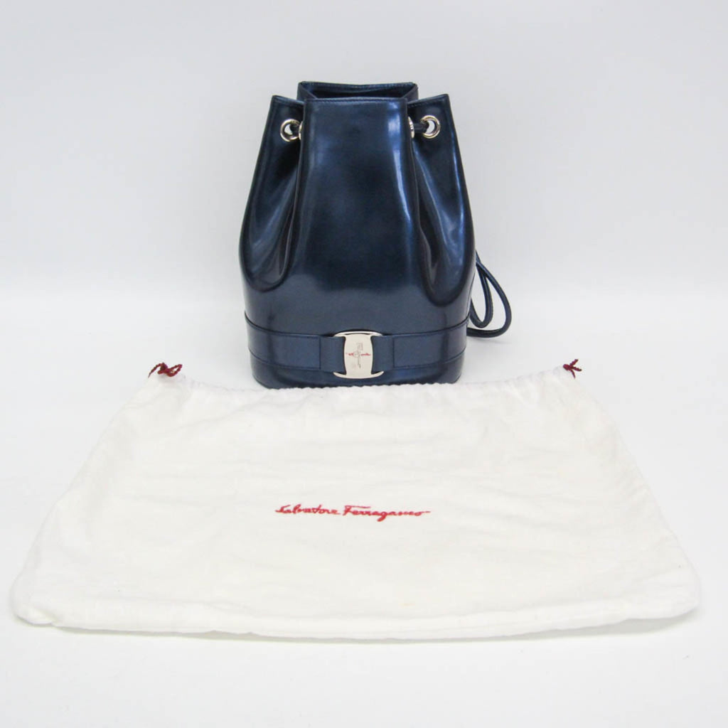 Salvatore Ferragamo Vara · Enamel Leather