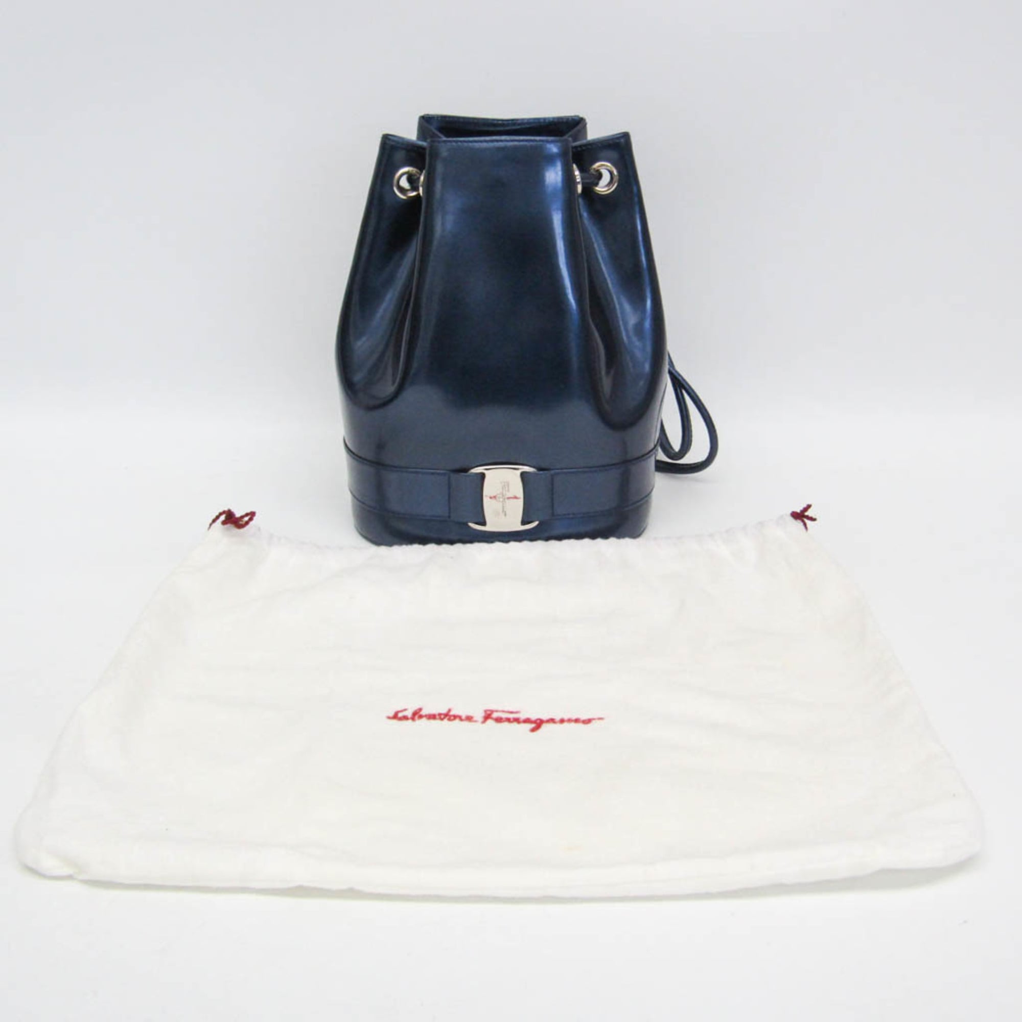 Salvatore Ferragamo Vara · Enamel Leather
