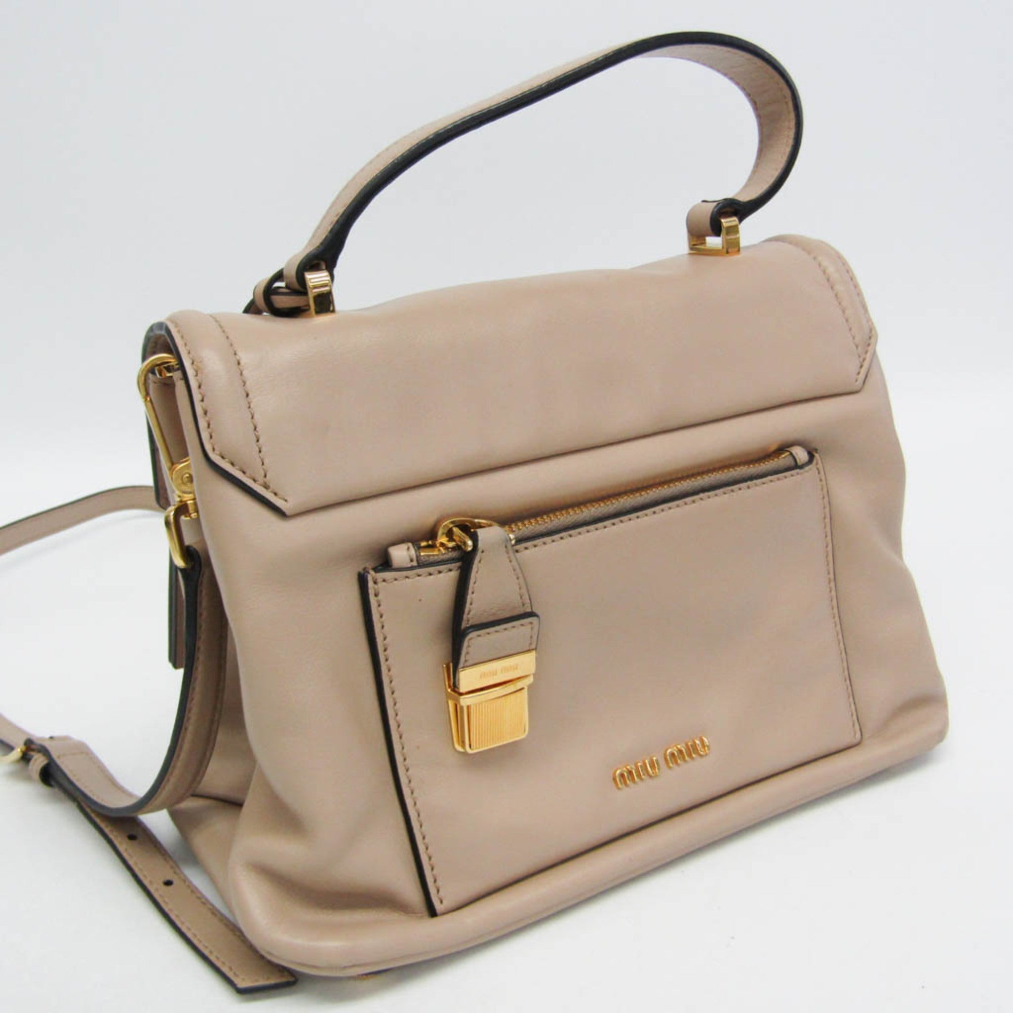 Miu Miu · Leather Shoulder Bag