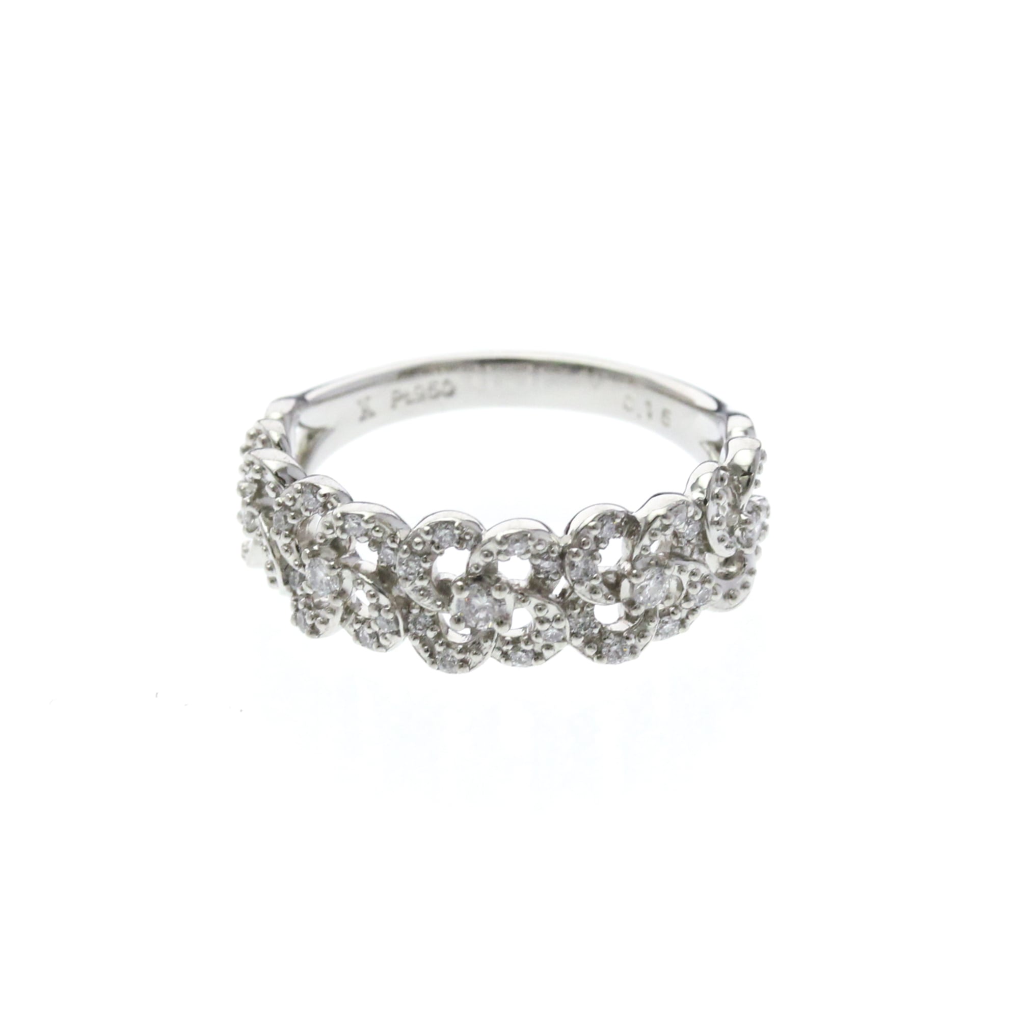 Vendome Aoyama Diamond · Platinum Band Ring