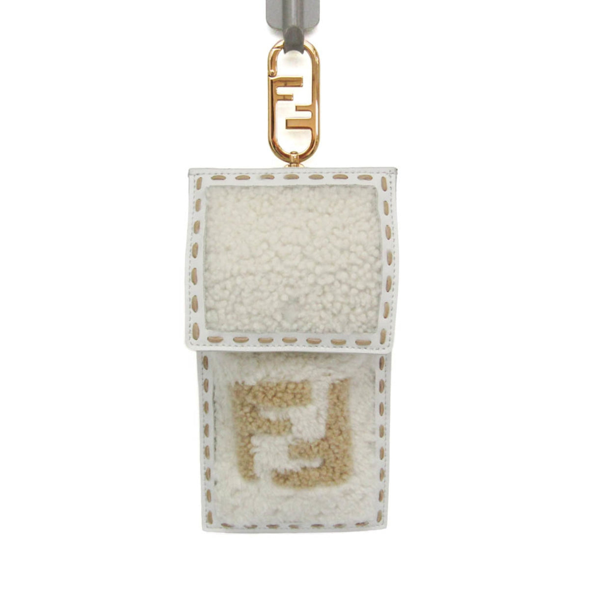 Fendi Logo Boa · Phone Pouch · Fur
