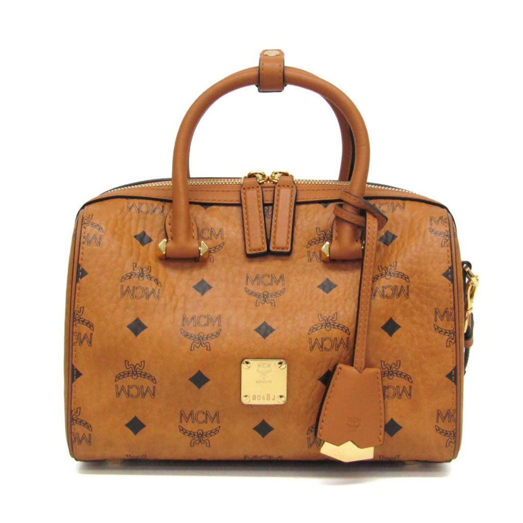 MCM Visetos Essential Boston · Coated Canvas