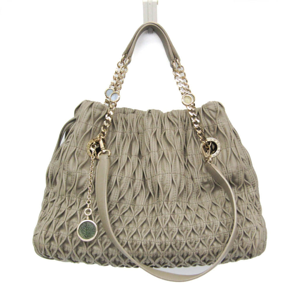 Bvlgari Monete · Leather Tote