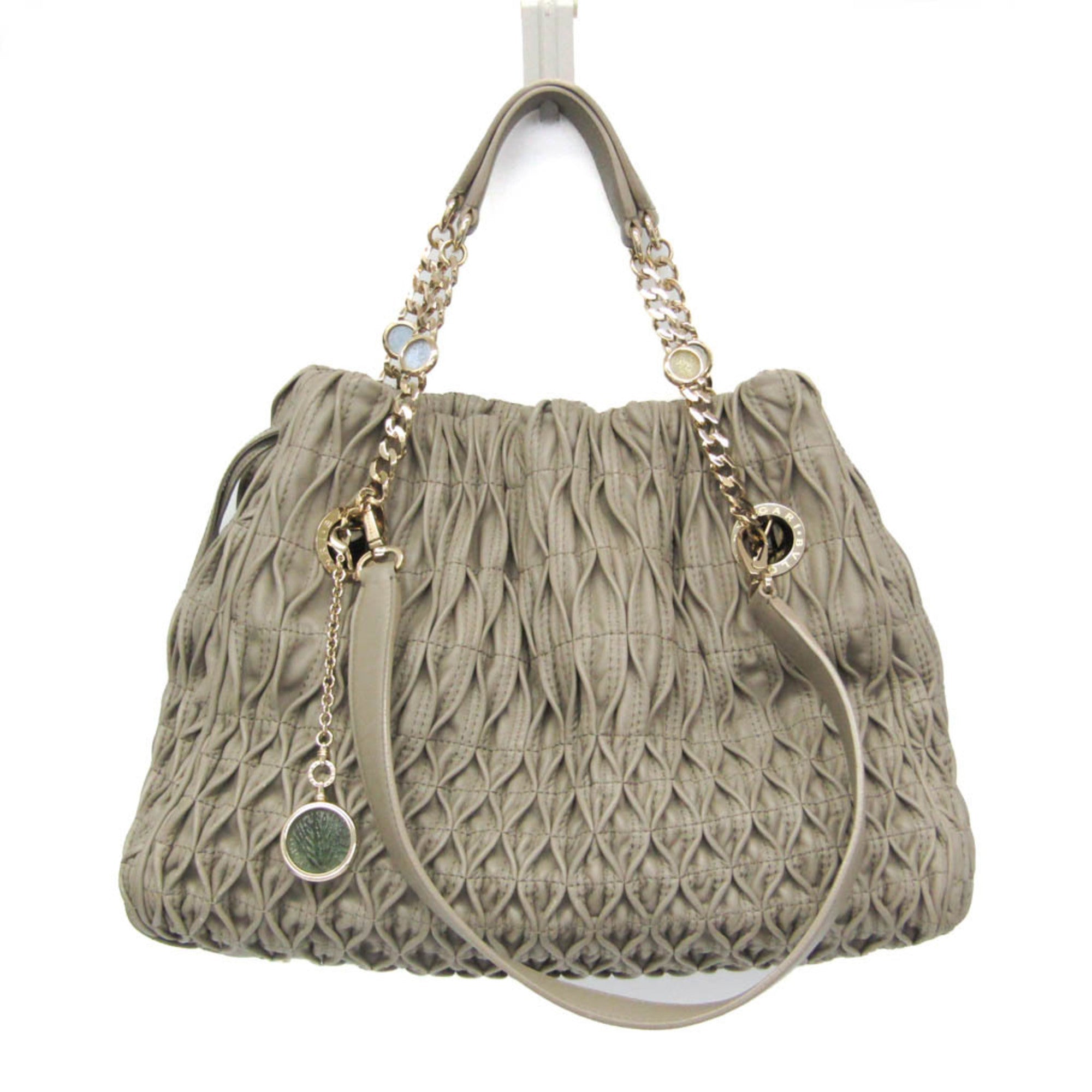 Bvlgari Monete · Leather Tote