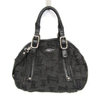 Tod's Small Boston · Canvas & Patent Leather