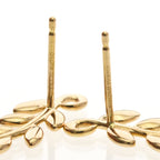 Tiffany Olive Leaf · Rose Gold Studs