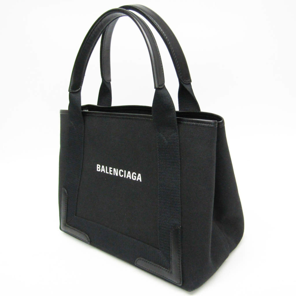Balenciaga Navy Cabas S · Canvas Tote