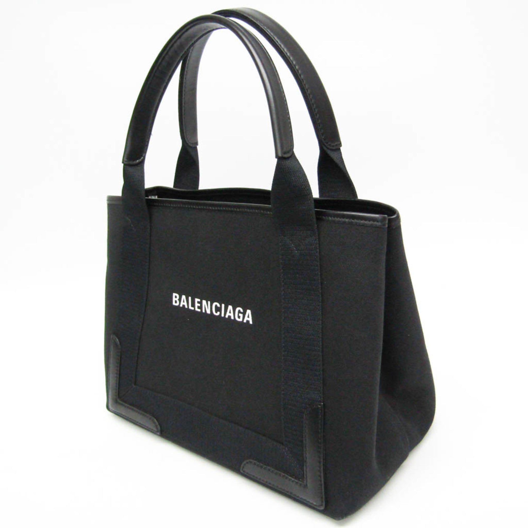 Balenciaga Navy Cabas S · Canvas Tote
