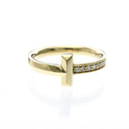Tiffany T · Diamond · 18K Yellow Gold