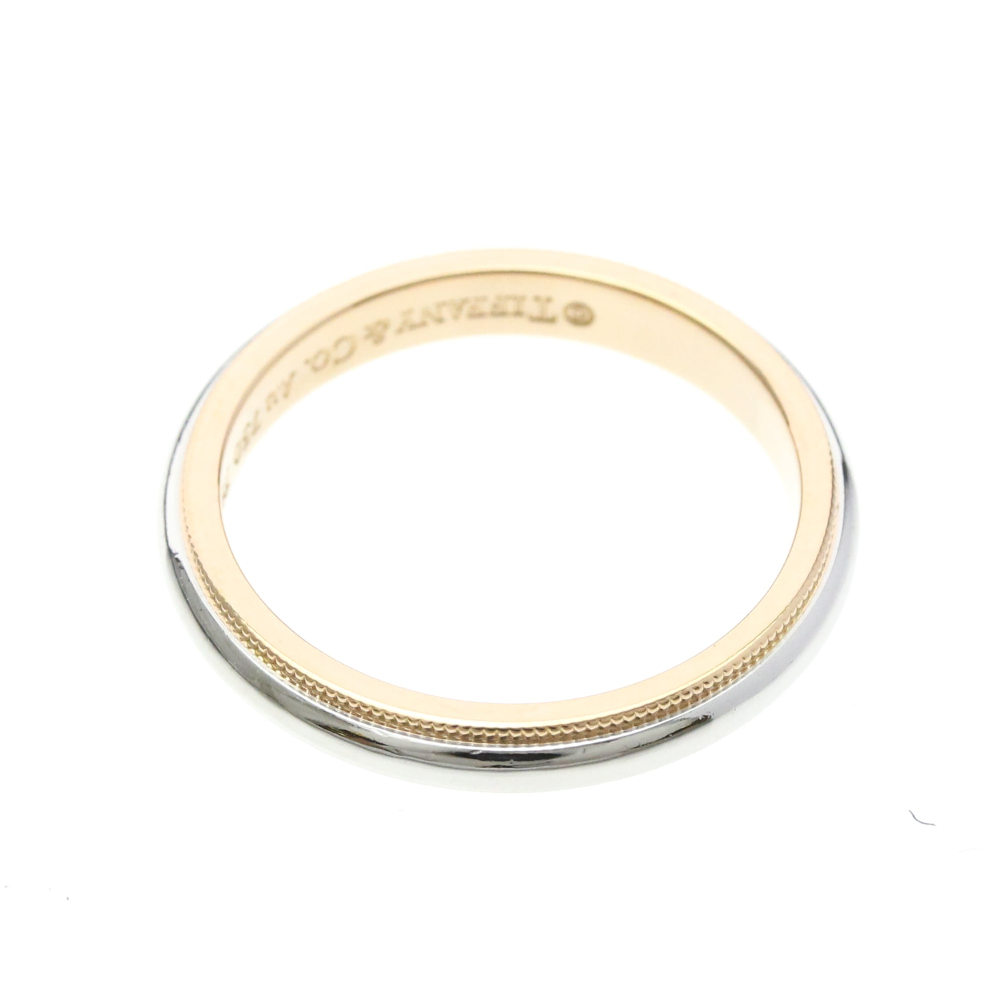 Tiffany Milgrain · Rose Gold & Platinum