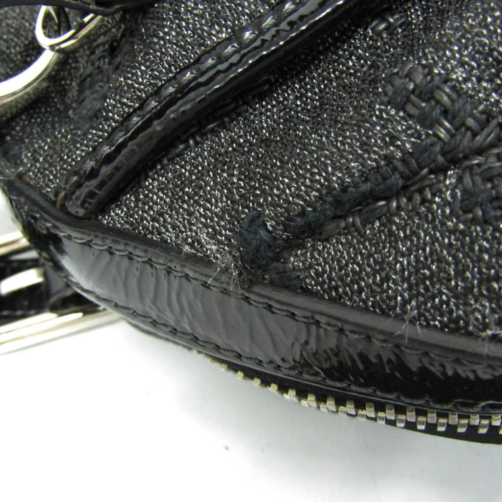Tod's Small Boston · Canvas & Patent Leather