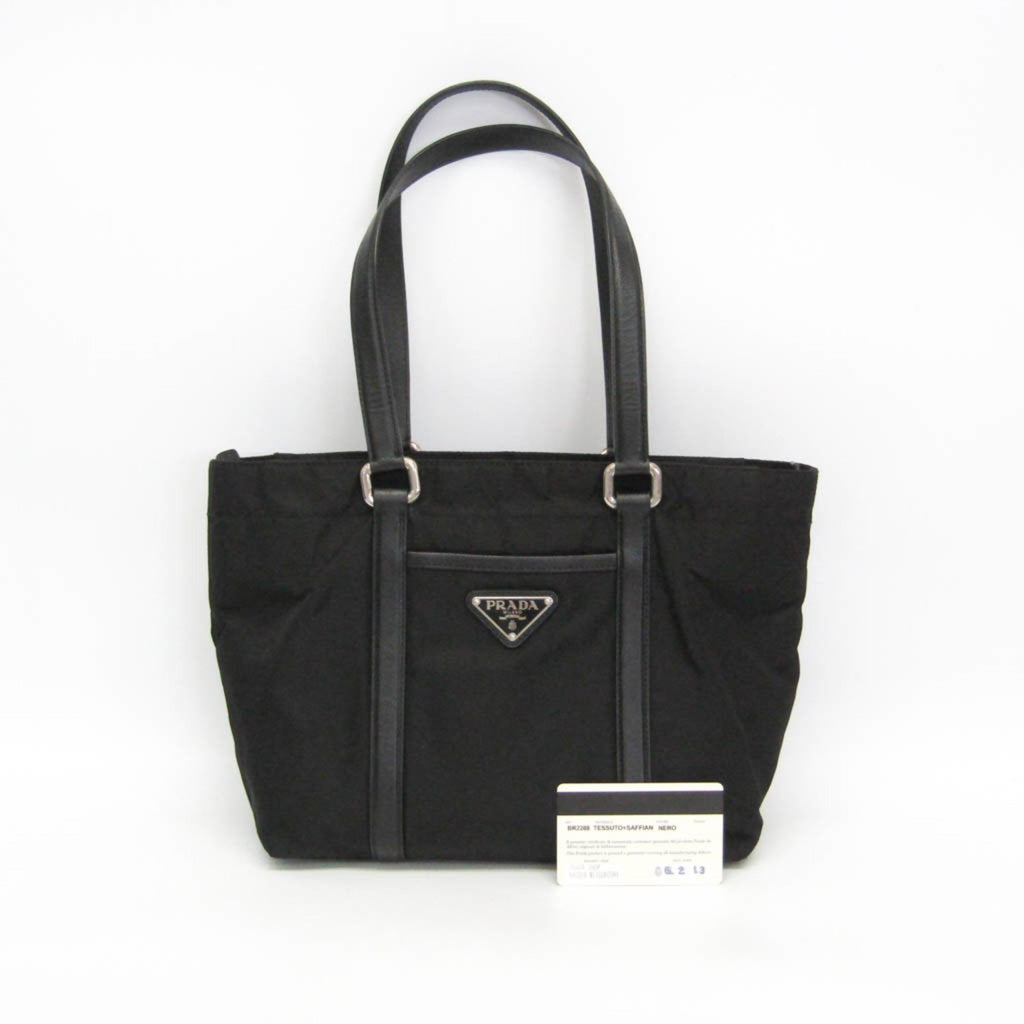 Prada Tessuto Saffiano · Nylon Tote
