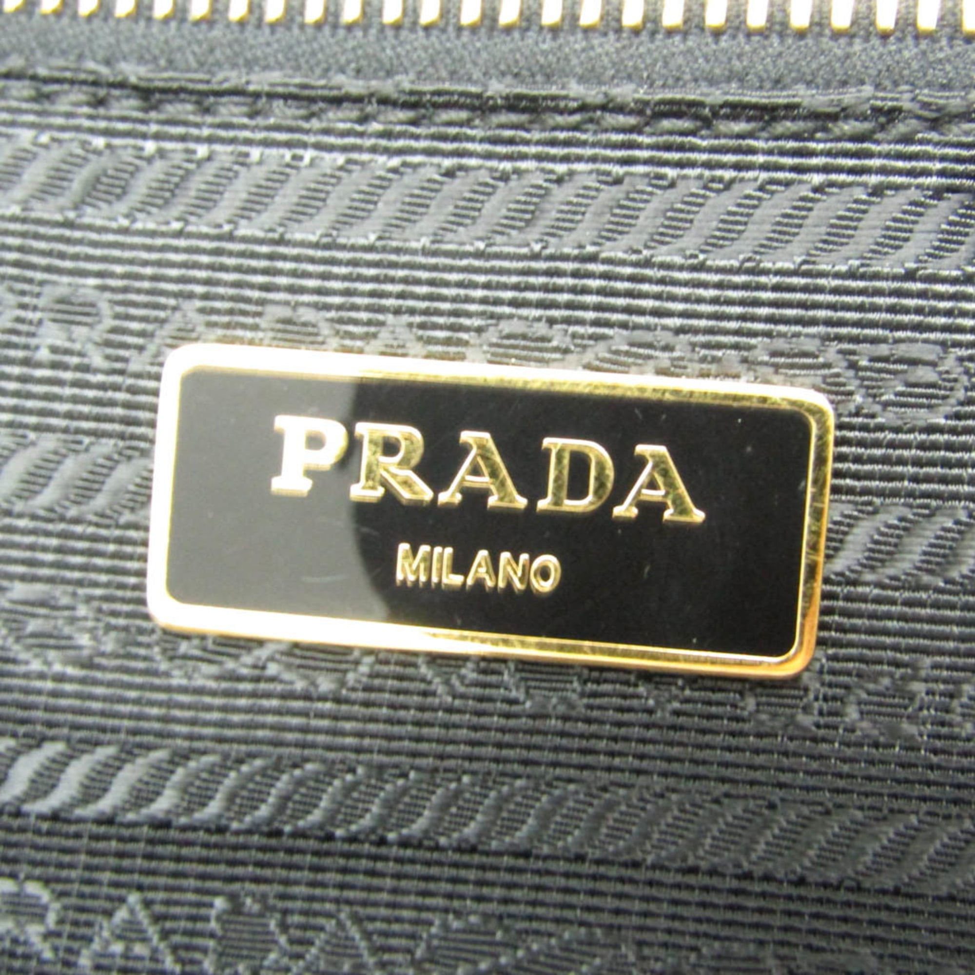 Prada · Nylon & Leather Tote