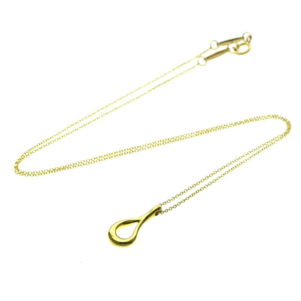 Tiffany Open Teardrop · 18K Yellow Gold
