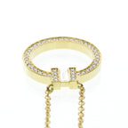 Tiffany T Circle · 18K Yellow Gold · Diamond